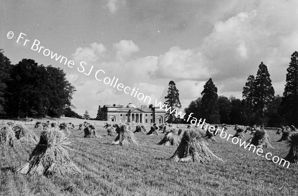 HARVESTING AT ST MARY'S  SHOWING HOUSE EMO COURT